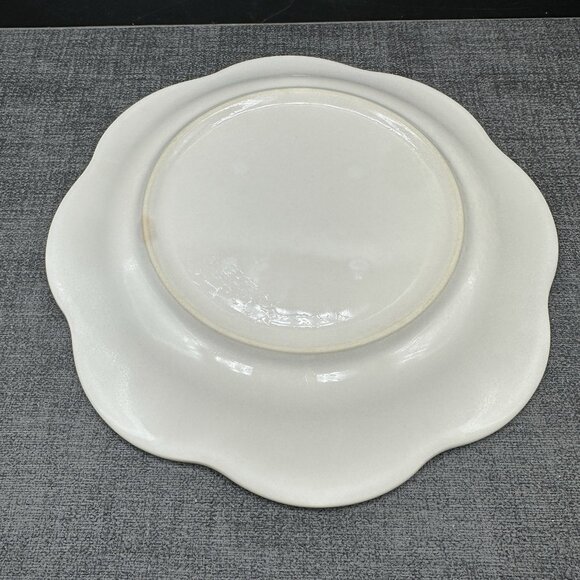 Pfaltzgraff CLOVERHILL FLORAL 8 3/4" Salad Plate Scalloped Edge USA Discontinued - Picture 3 of 8